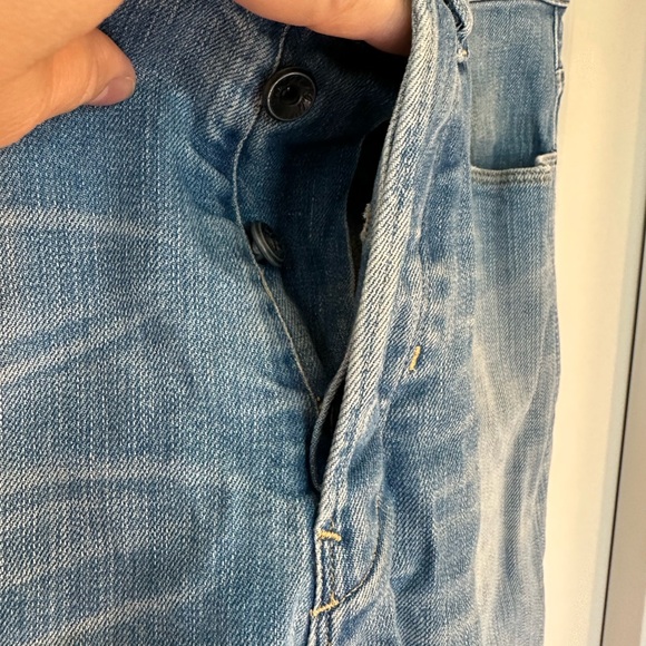 Diesal Gold Label Button Fly Side Hip Pocket Classic Straight Leg Jeans, 34W/32L - Picture 6 of 10